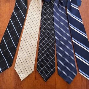Tommy Hilfiger Neckties Silk 5 Ties Excellent Condition